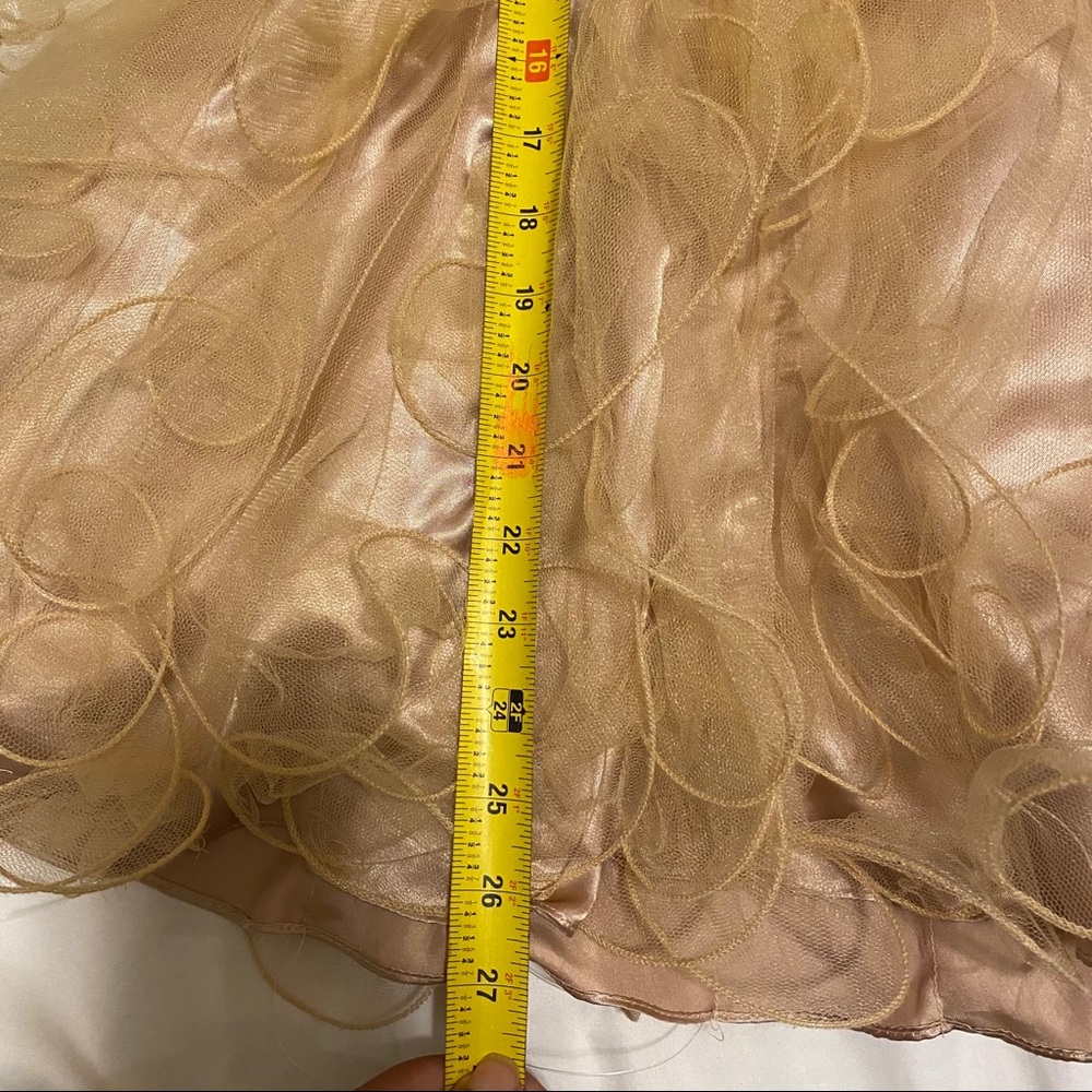 Cocktail dress beige fancy - Picture 4 of 5